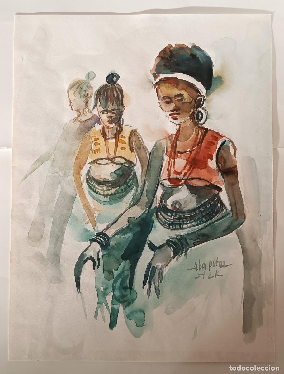 Arte: ACUARELA DE TEMATICA ETNICA - Foto 1