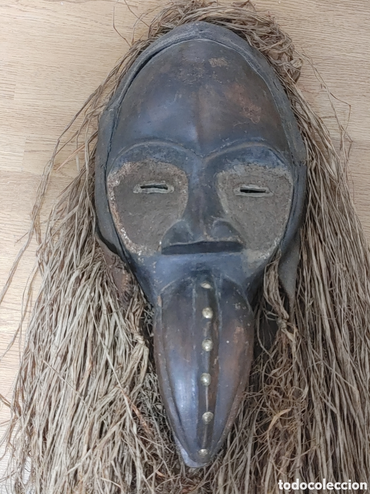 Arte: Mascara africana en madera. - Foto 3