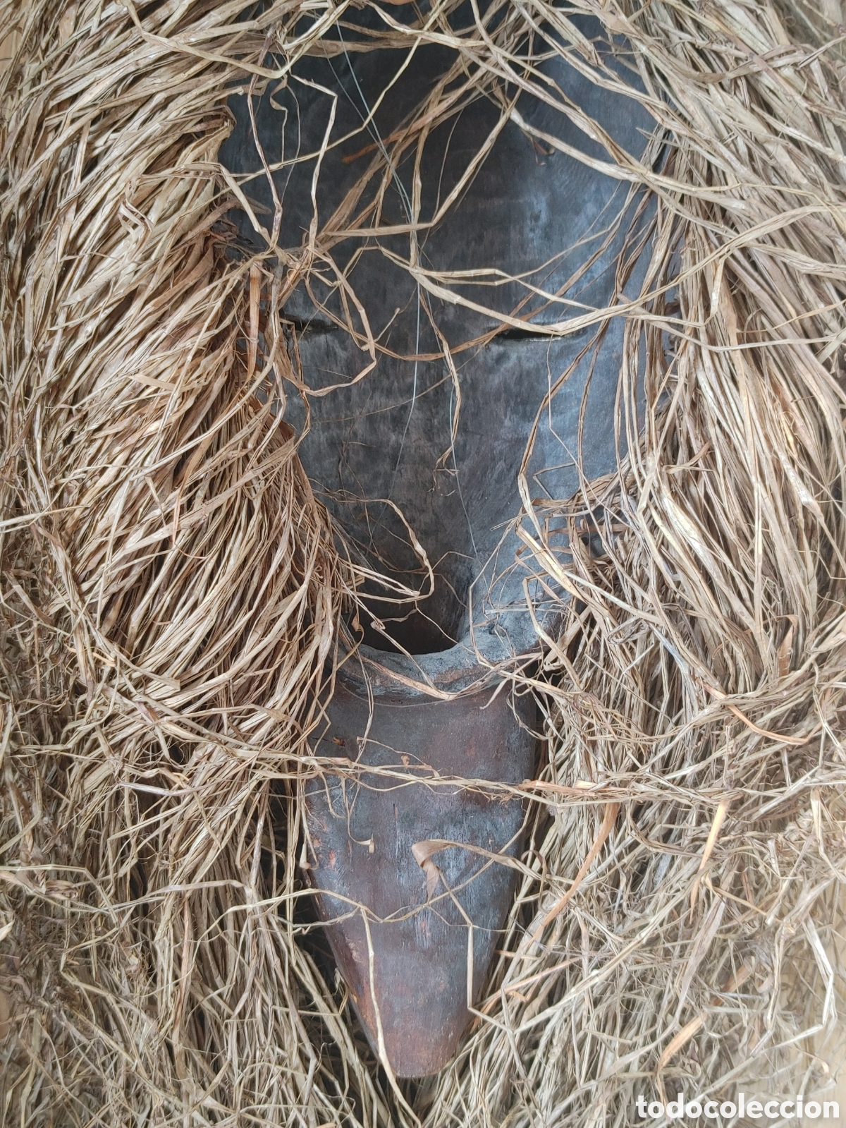 Arte: Mascara africana en madera. - Foto 5