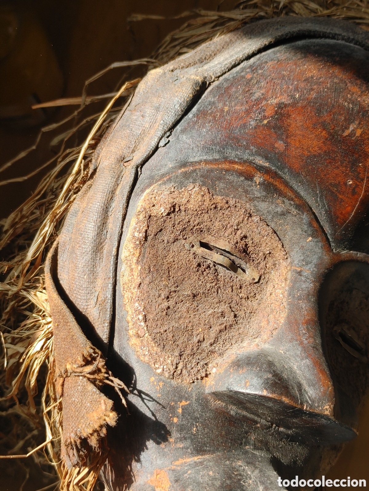Arte: Mascara africana en madera. - Foto 6