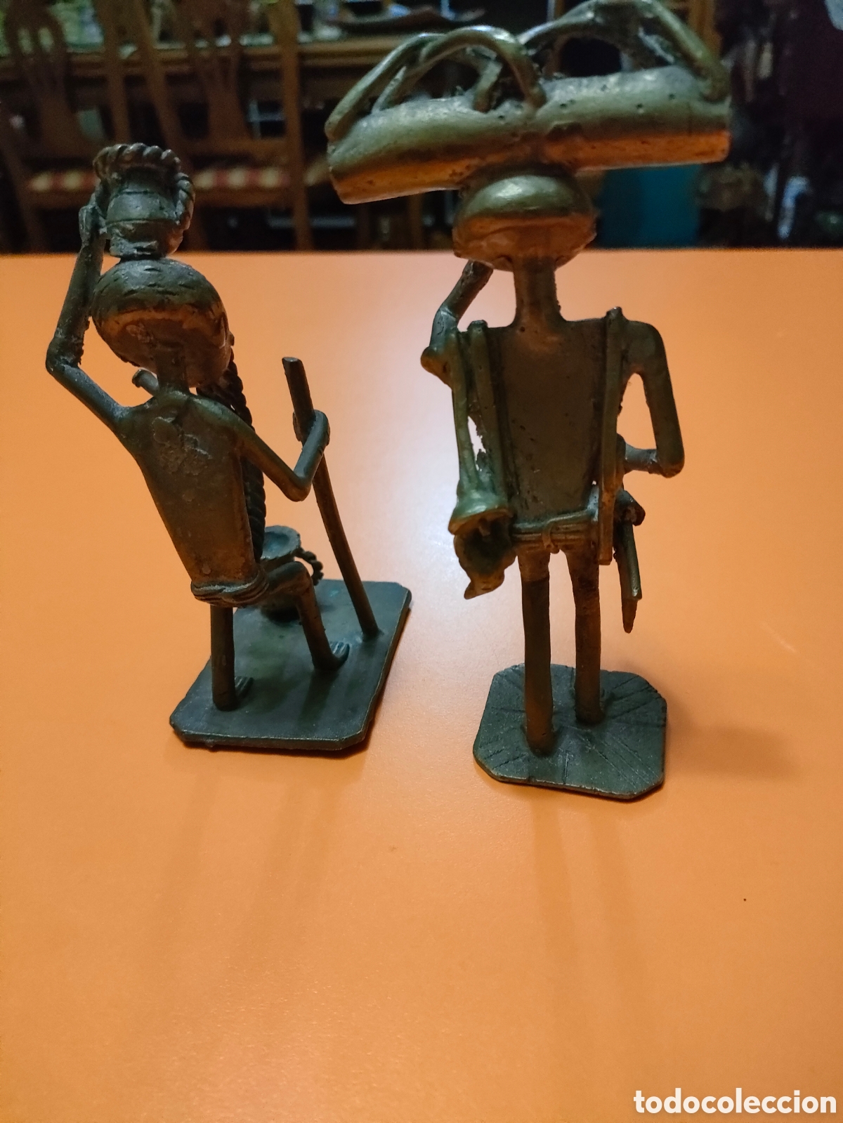 Arte: Pareja de figuras ashanti en bronce - Foto 3