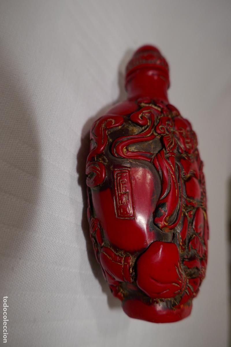 Arte: Snuff Bottle Tabaquera de Buda - Foto 4