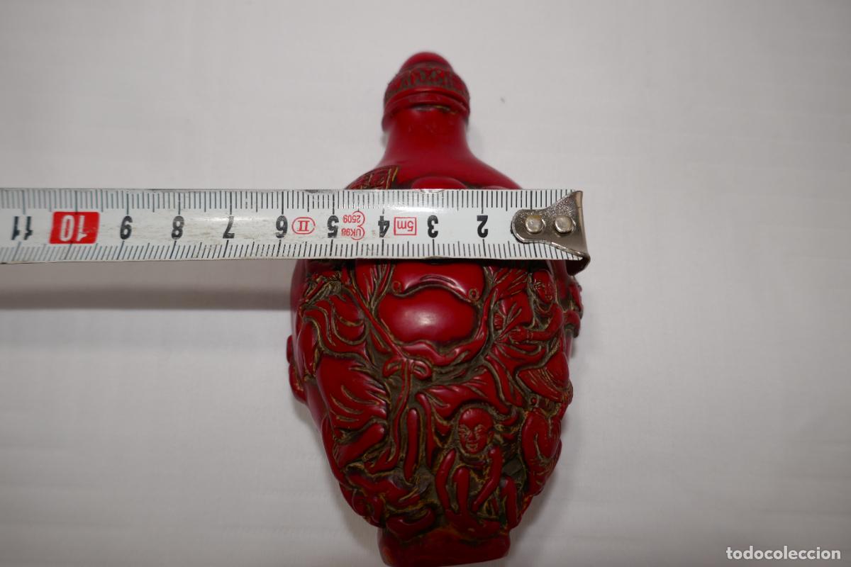 Arte: Snuff Bottle Tabaquera de Buda - Foto 8