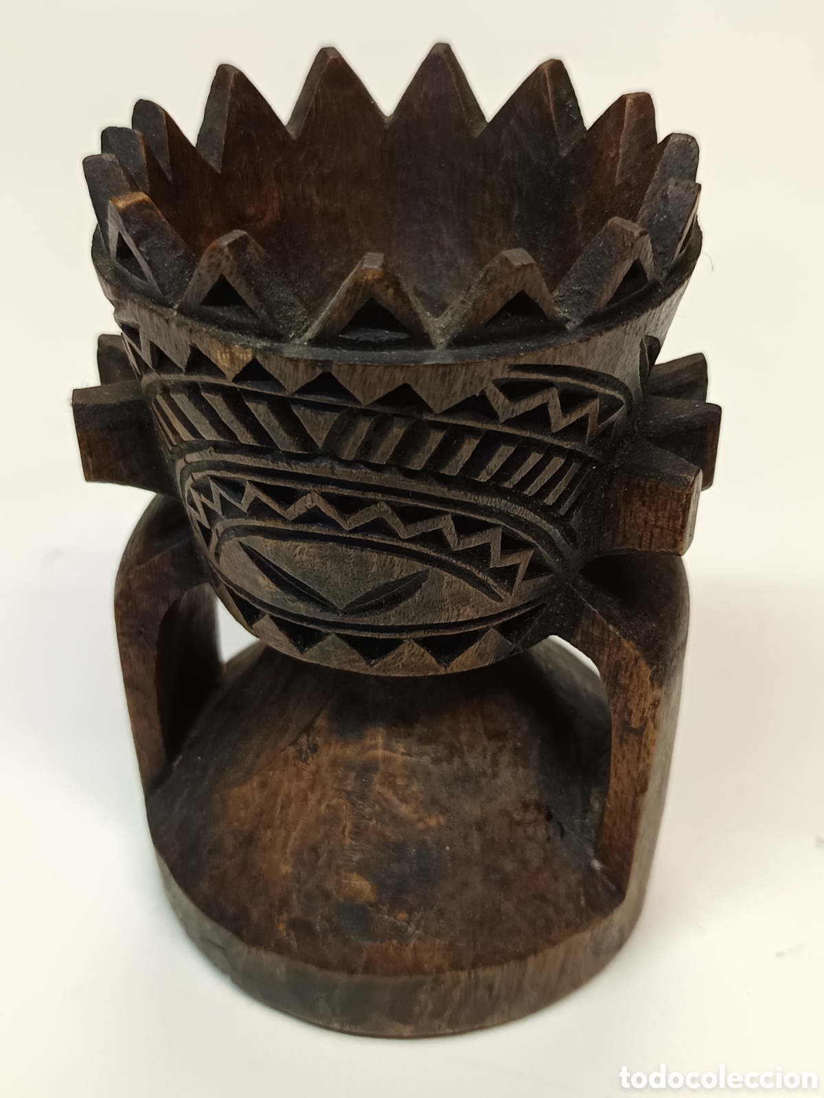 Arte: Mortero de madera arte pastoril - Foto 2