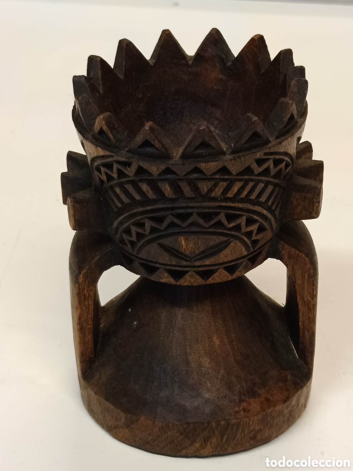Arte: Mortero de madera arte pastoril - Foto 1