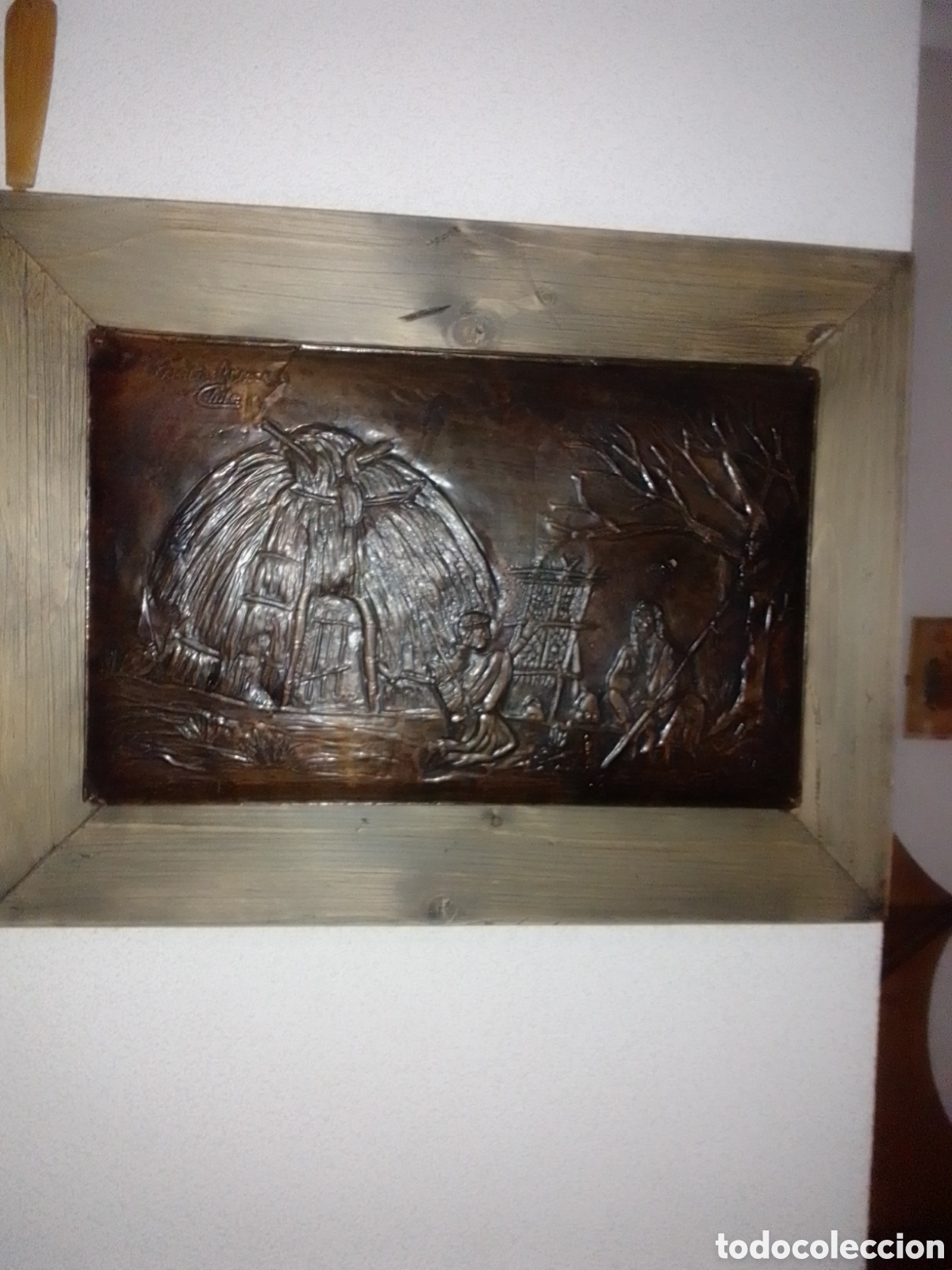 Arte: Cuadro de cobre repujado &eacute;tnico - Foto 3