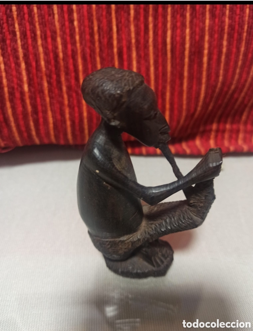 Arte: Escultura de madera africana tallada a mano