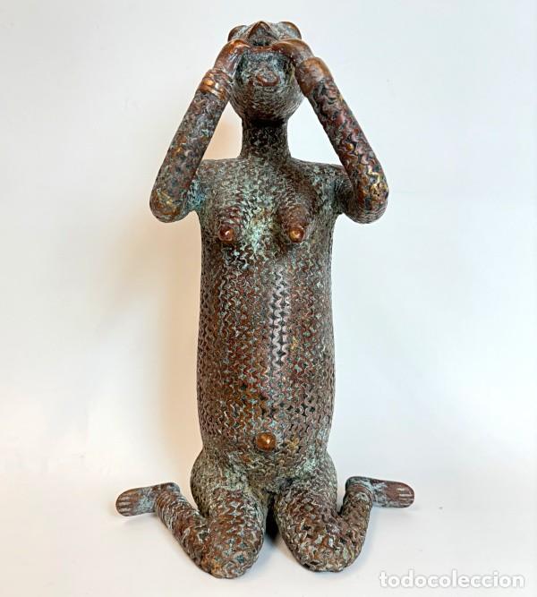 Arte: Escultura de Bronce Dogon - Foto 3