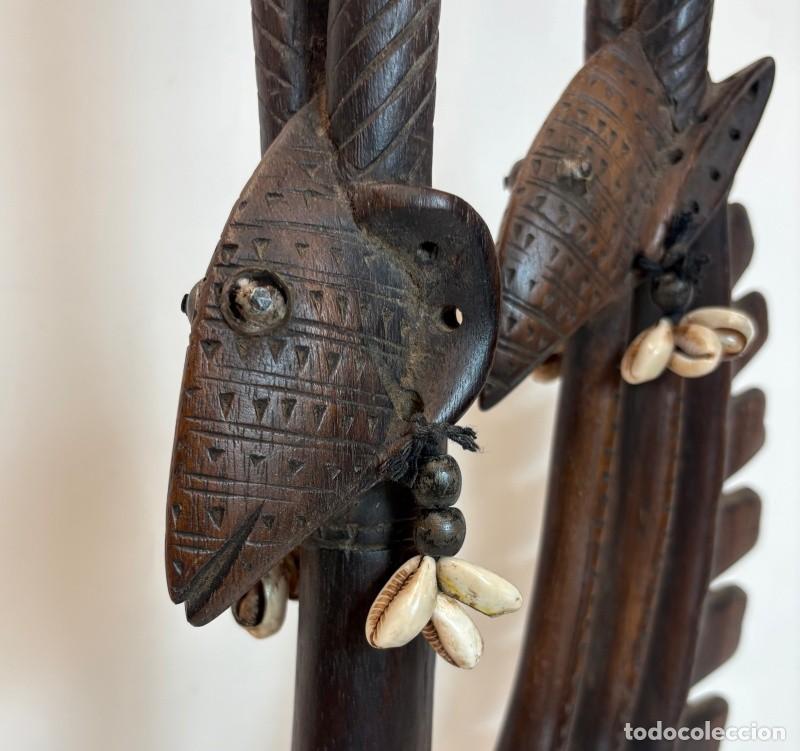 Arte: M&aacute;scara de Cresta Chiwara - Foto 6