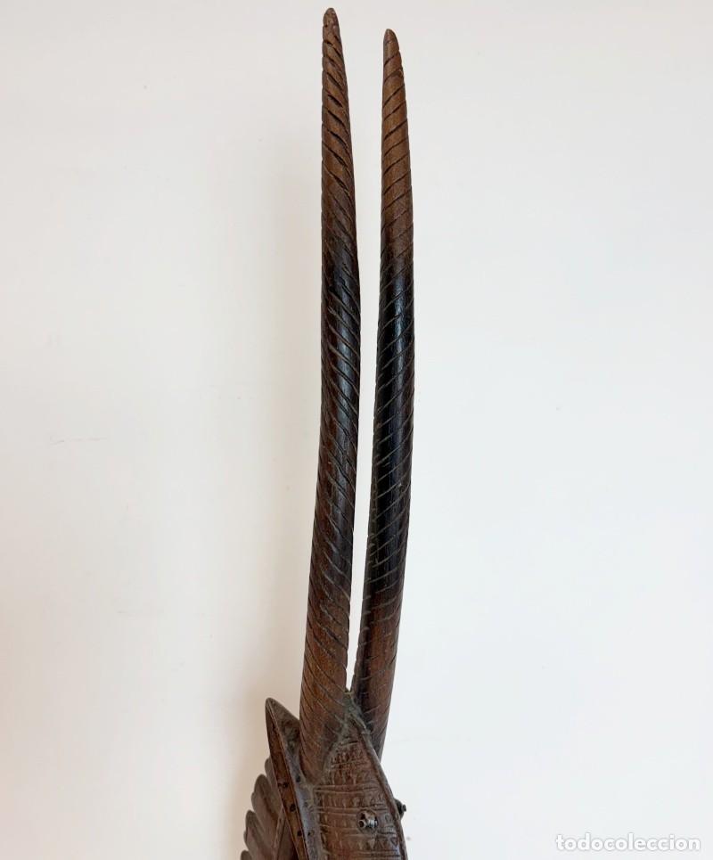 Arte: M&aacute;scara Ritual de Cresta Chiwara - Foto 4