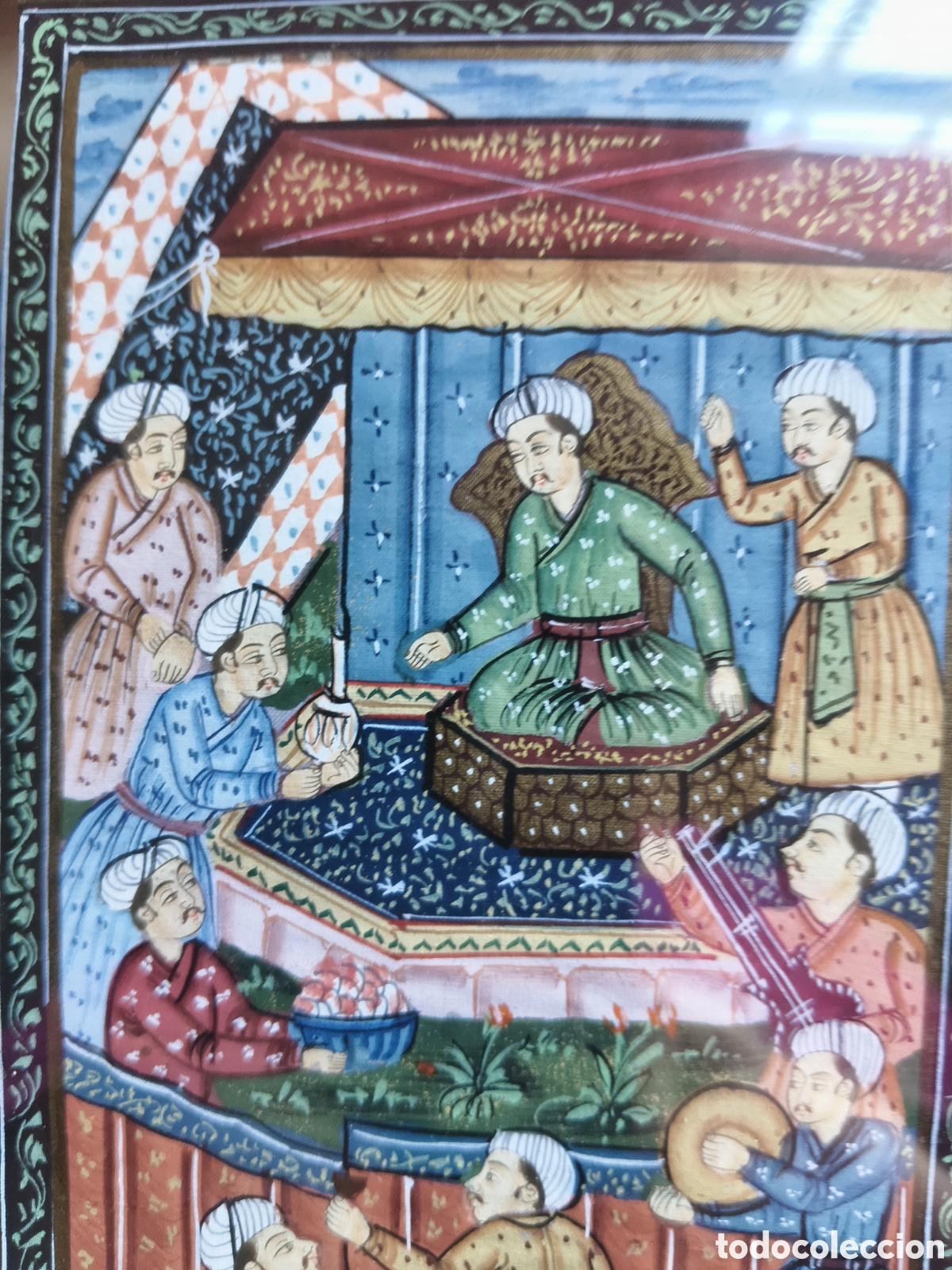 Arte: Cuadro seda India enmarcado - Foto 3