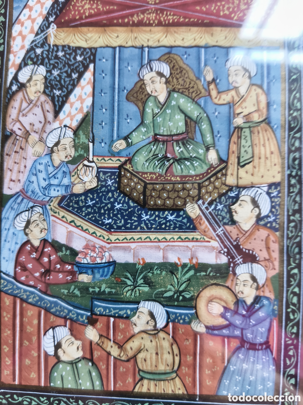 Arte: Cuadro seda India enmarcado - Foto 4