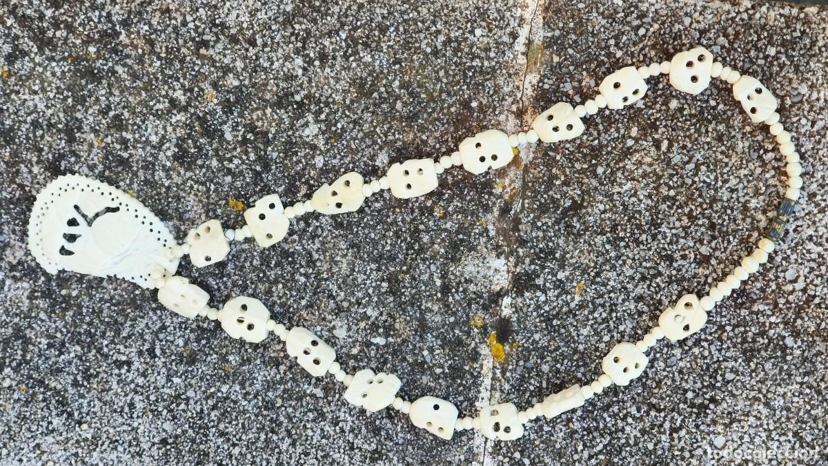 Arte: Collier vintage Art etnique Afrique os