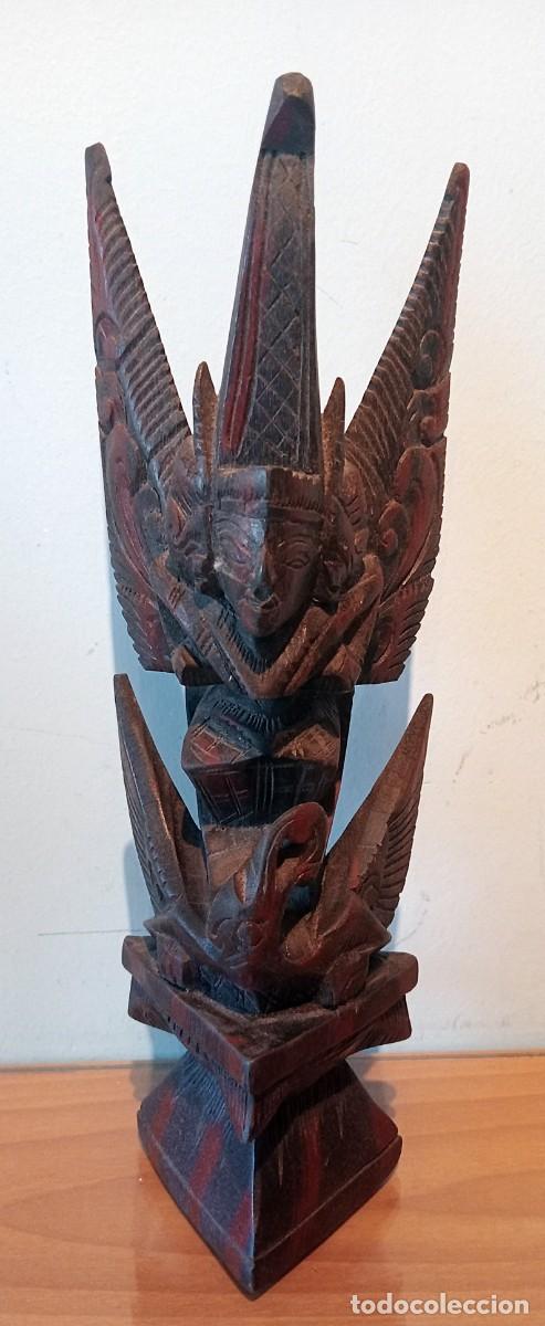 Arte: FIGURA TALLADA PROCEDENTE DE BALI (INDONESIA) ARTE &Eacute;TNICO