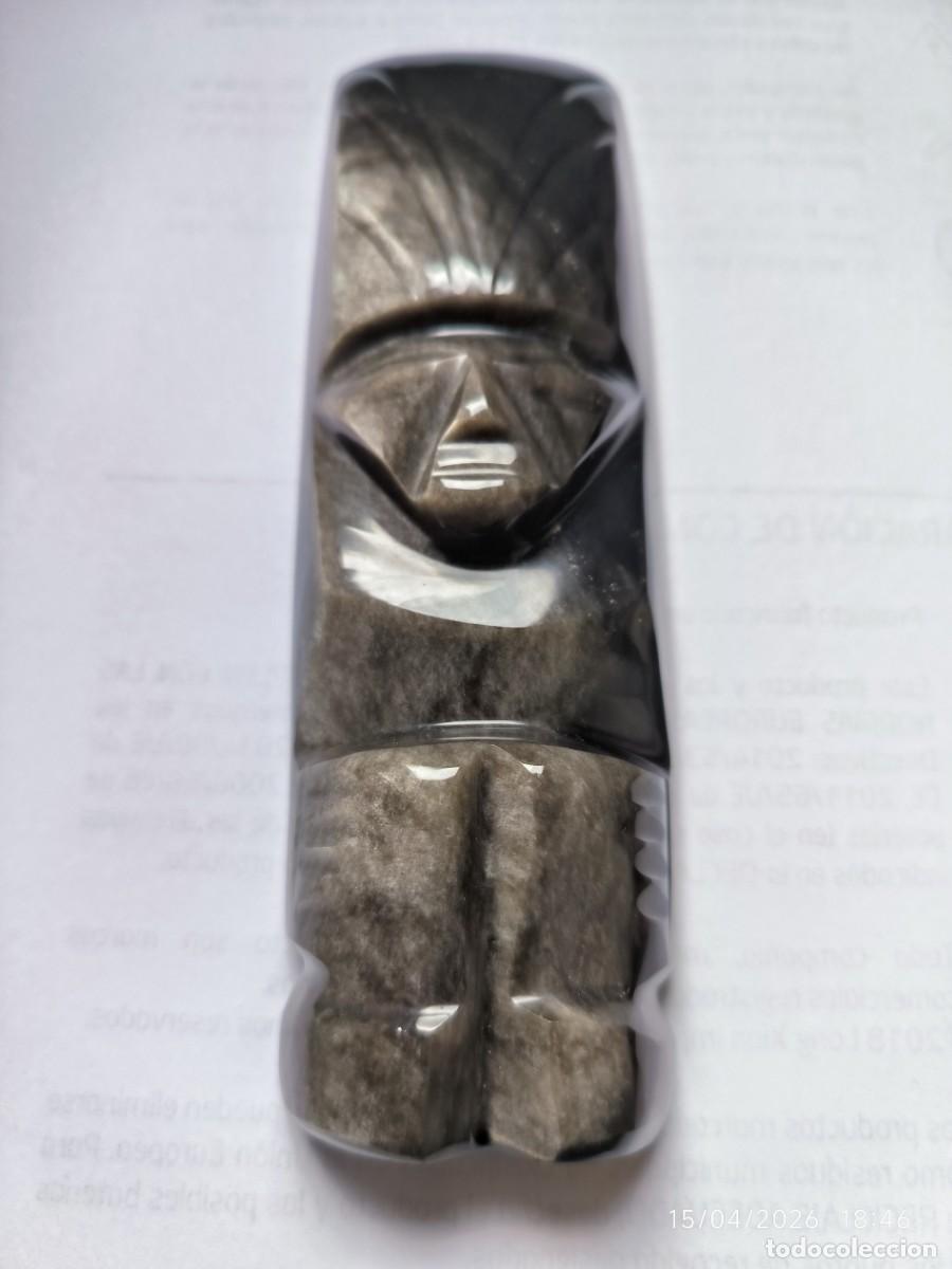 Arte: Deidad Azteca de Obsidiana - Foto 2