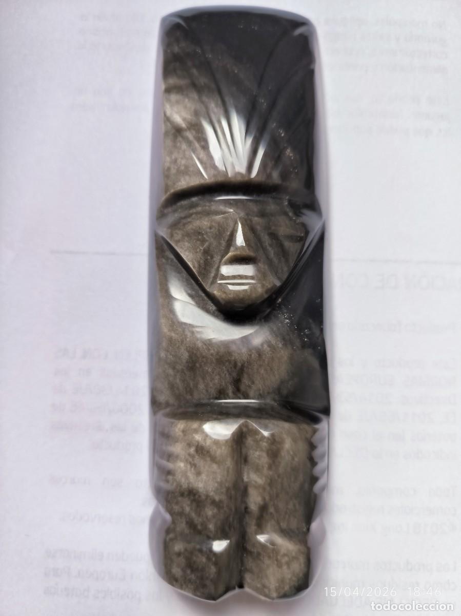 Arte: Deidad Azteca de Obsidiana - Foto 3
