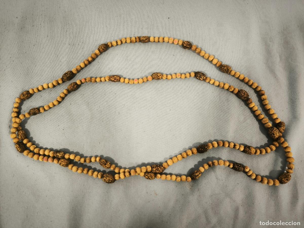 Arte: Collar Cham&aacute;nico Africano De Madera 90 Cm &ndash; Gran Tama&ntilde;o Doble O Triple Vuelta