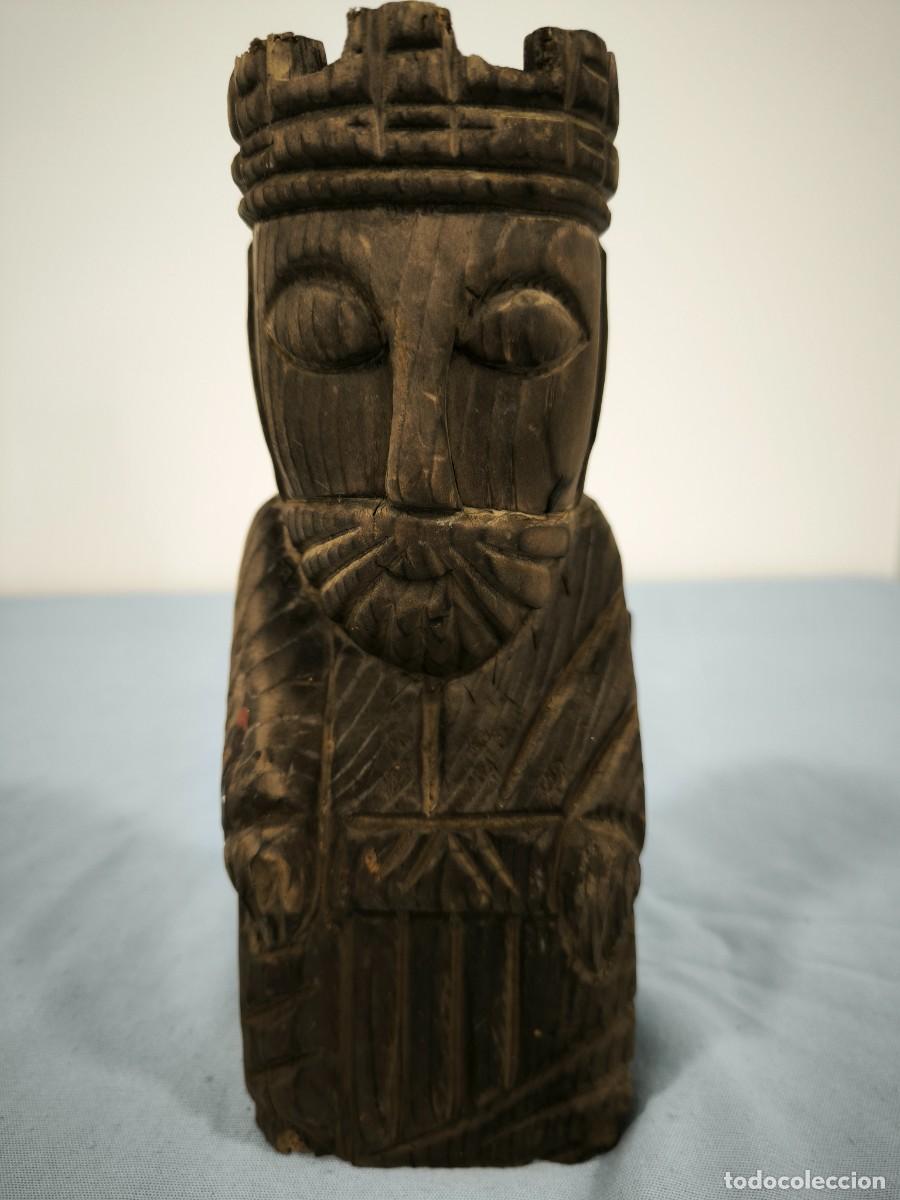 Arte: Figura Africana Tallada En Madera &ndash; Escultura Tribal &Eacute;tnica Decorativa