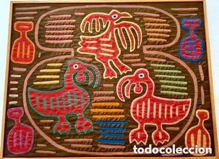 Arte: CUADRO MOLA PANAM&Aacute; ENMARCADO SOBRE MADERA