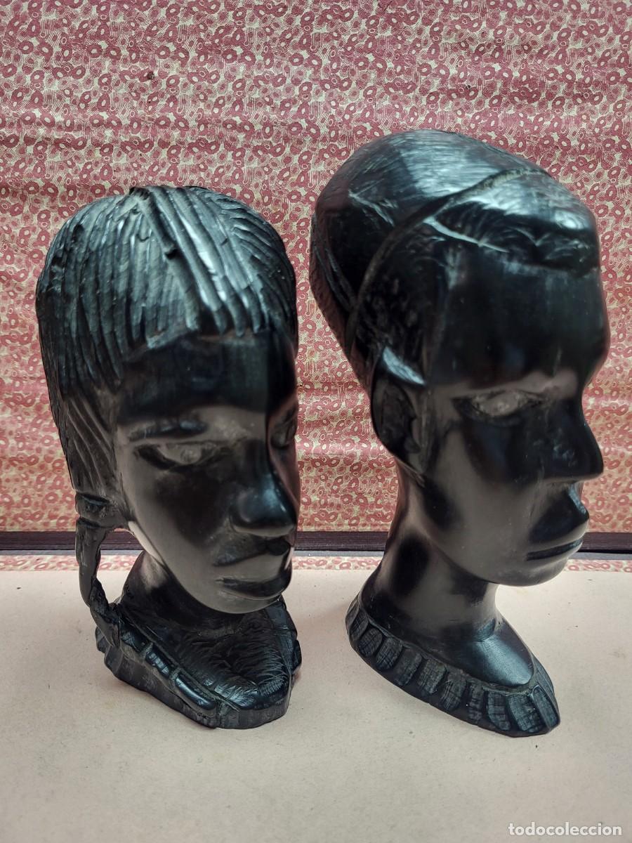 Arte: ANTIGUAS FIGURAS MADERA EBANO ? ARTE ETNICO AFRICANO