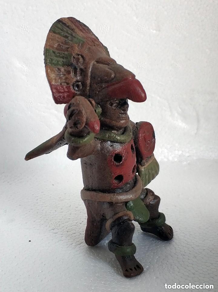 Arte: Bonito Silbato mexicano teotihuac&aacute;n figura hombre p&aacute;jaro - mexico maya