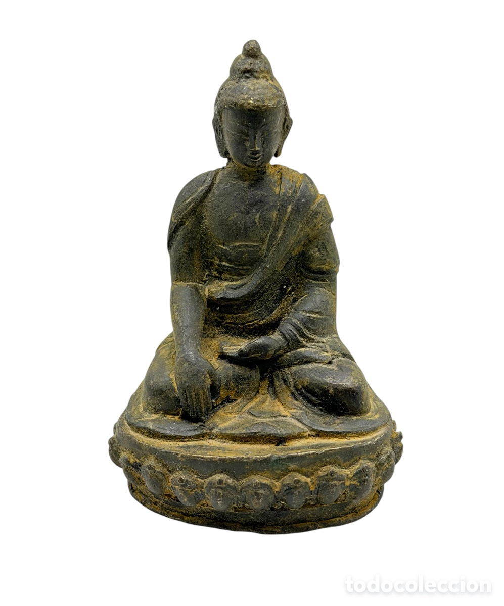 Arte: Antigua Figura de Buda en Bronce