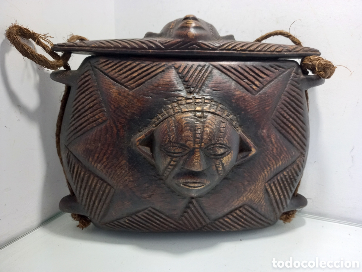 Arte: Arte africano contenedor kuba Congo