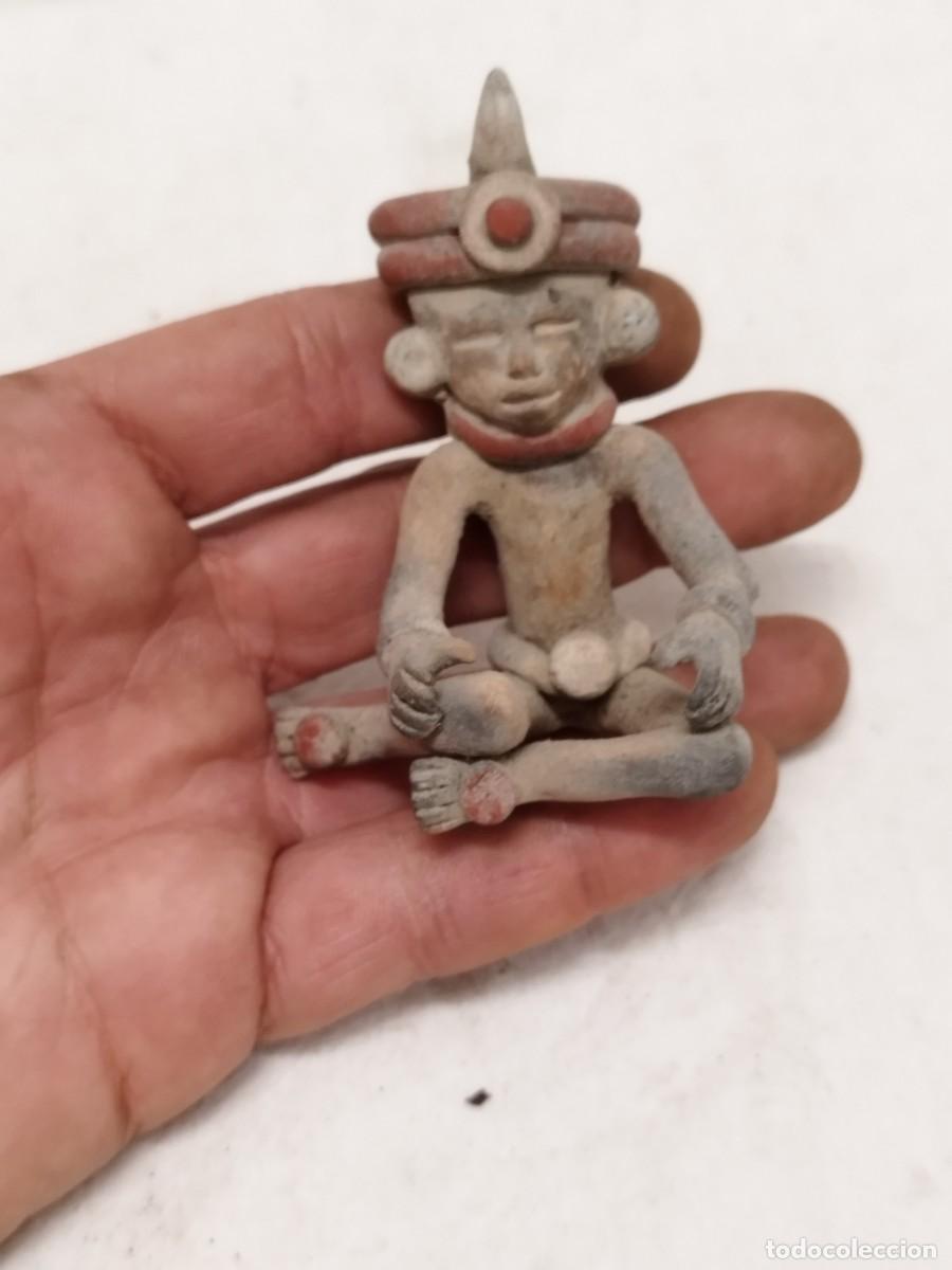 Arte: Antigua figura etnica tipo precolombina de A&ntilde;os 60.