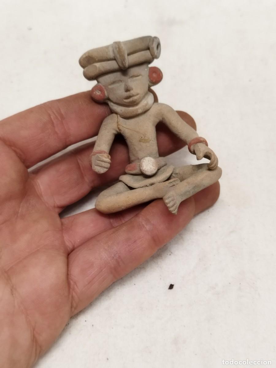 Arte: Antigua figura etnica tipo precolombina de A&ntilde;os 60.