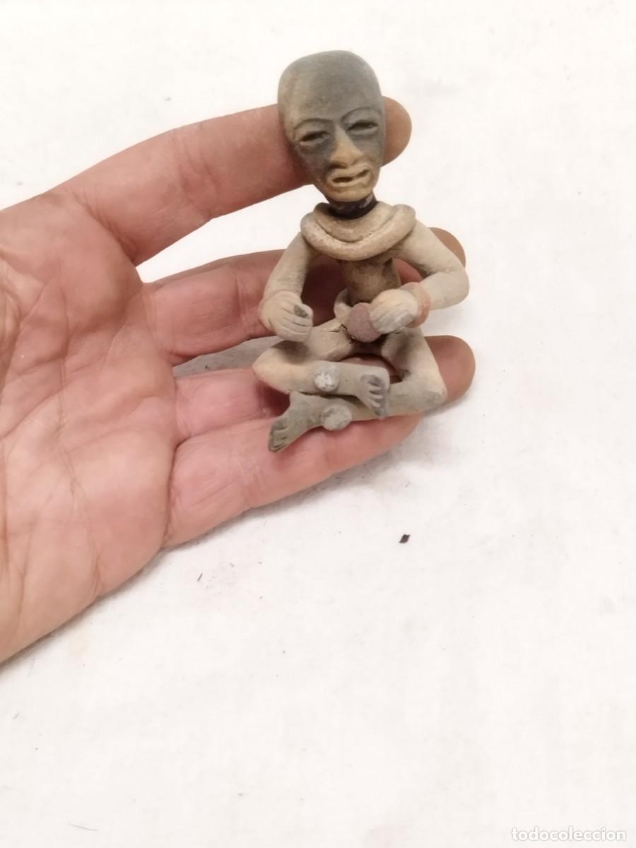 Arte: Antigua figura etnica tipo precolombina de A&ntilde;os 60.