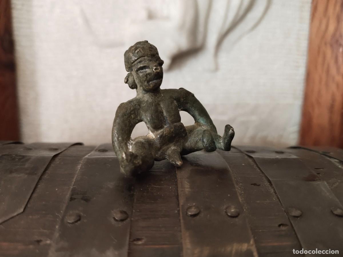 Arte: Amuleto Oriental. Bronce. Original. - Foto 1