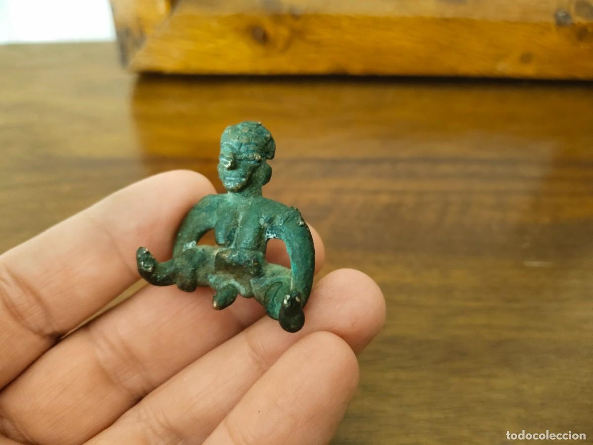 Arte: Amuleto Oriental. Bronce. Original. - Foto 2