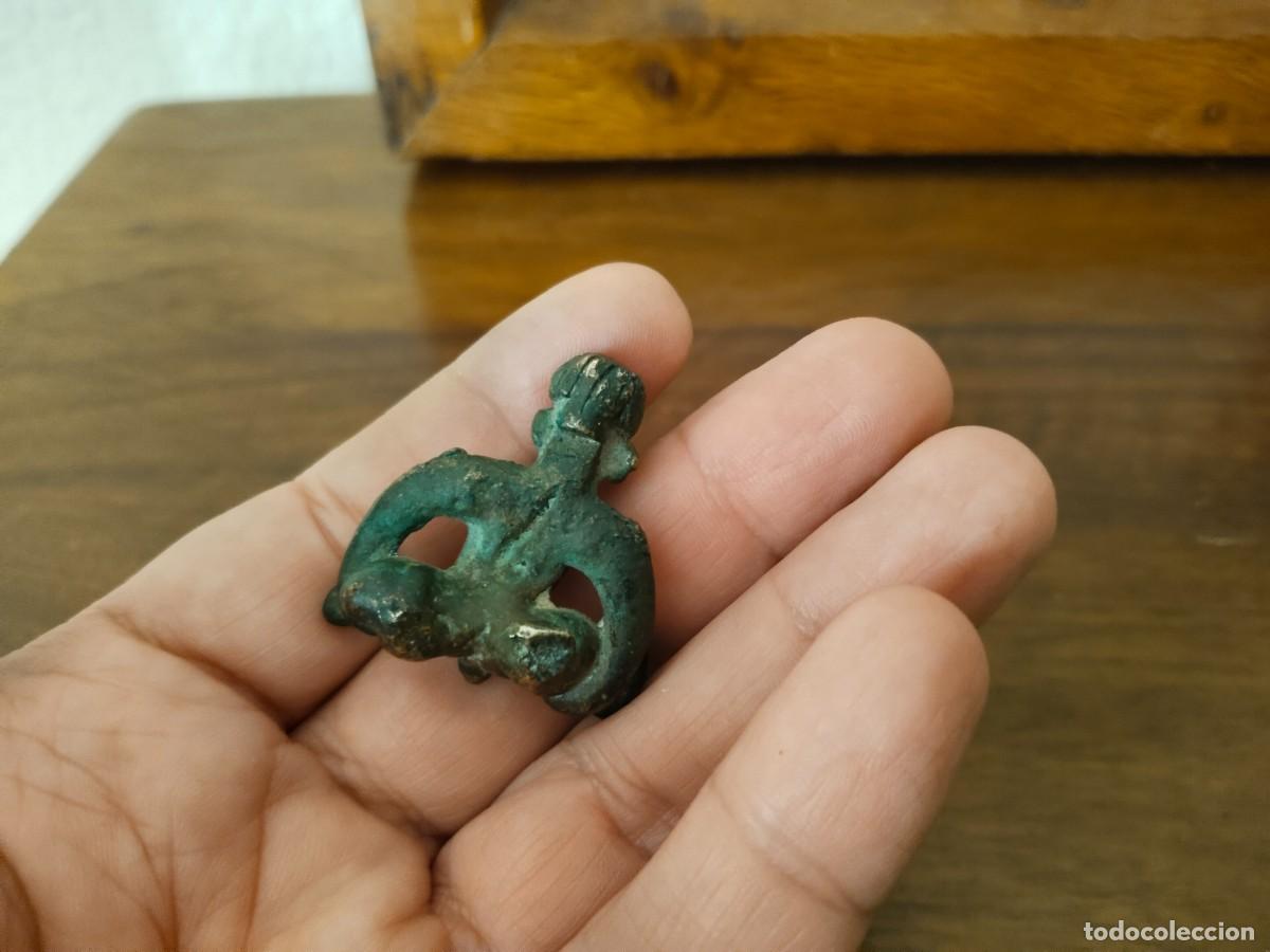 Arte: Amuleto Oriental. Bronce. Original. - Foto 5