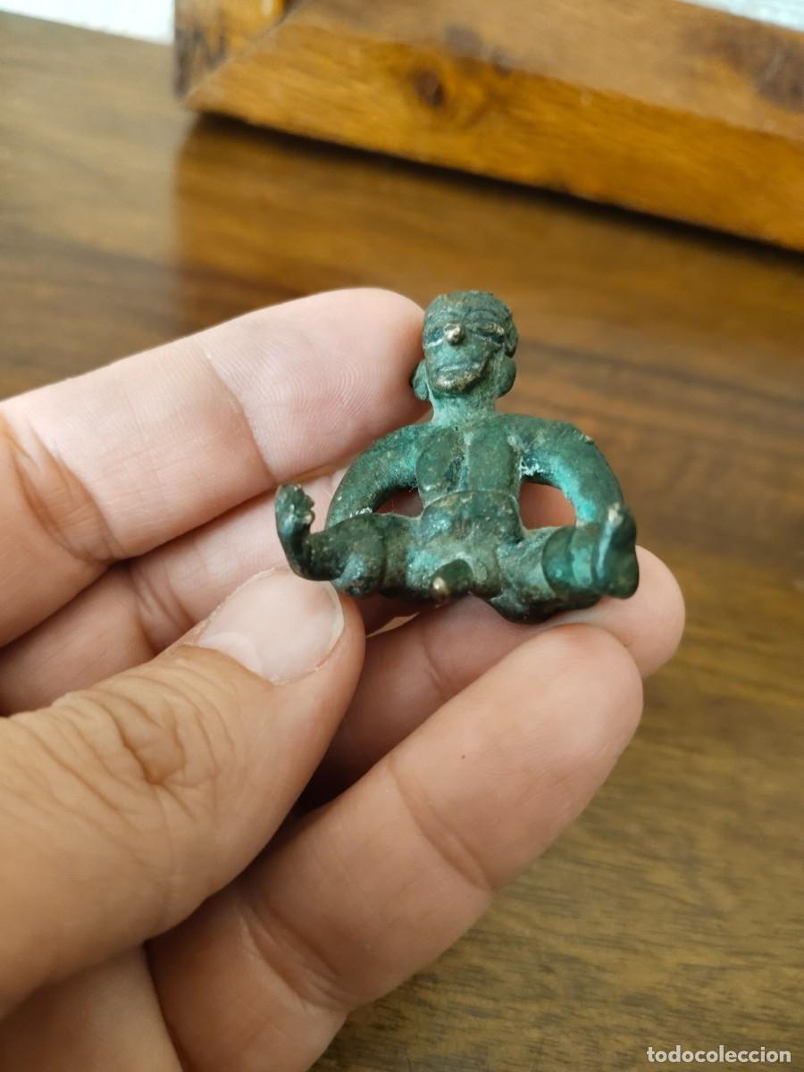 Arte: Amuleto Oriental. Bronce. Original. - Foto 9