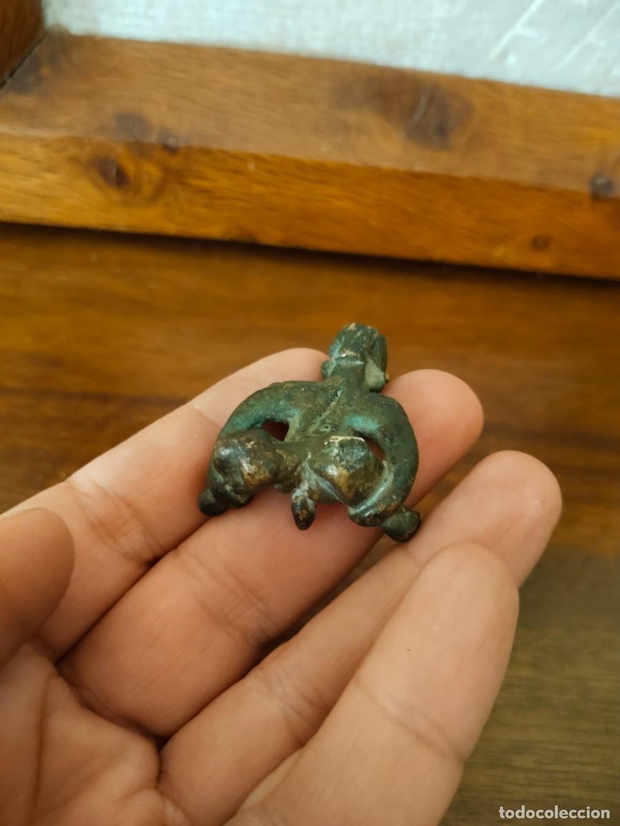 Arte: Amuleto Oriental. Bronce. Original. - Foto 11