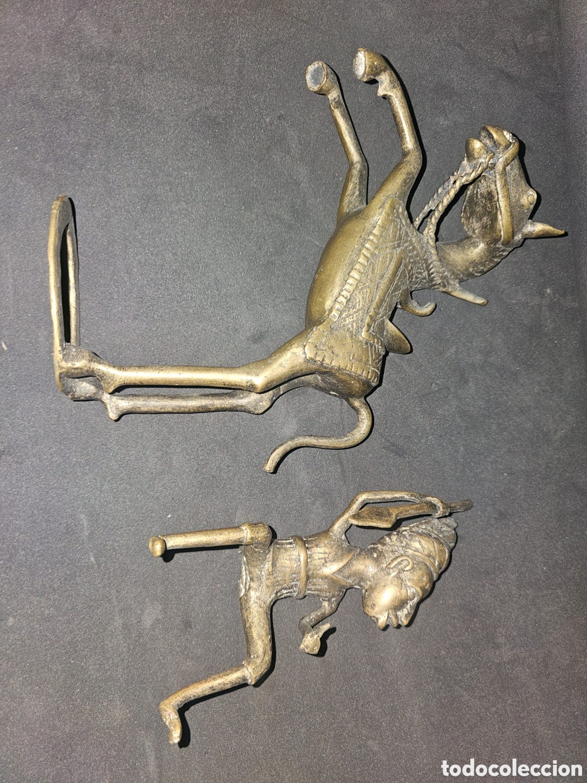 Arte: Bronce Guerrero Equestre de Benin. - Foto 5