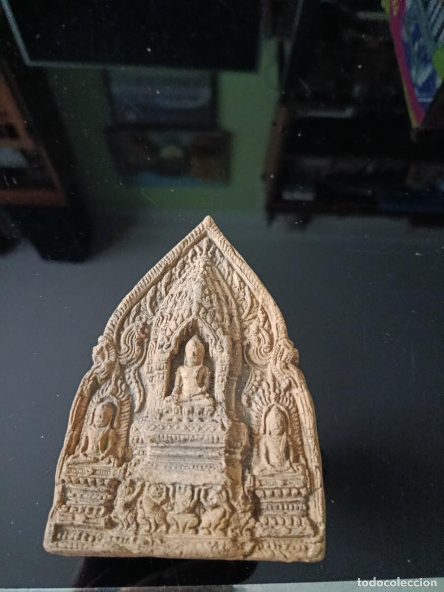Arte: Amuleto tailand&eacute;s de Buda - Foto 1