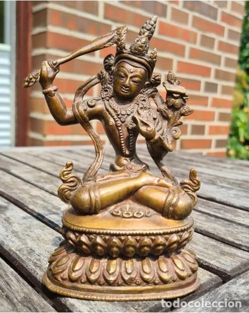Arte: Bodhisattva Manjushri, finales XVIII, principios XIX.