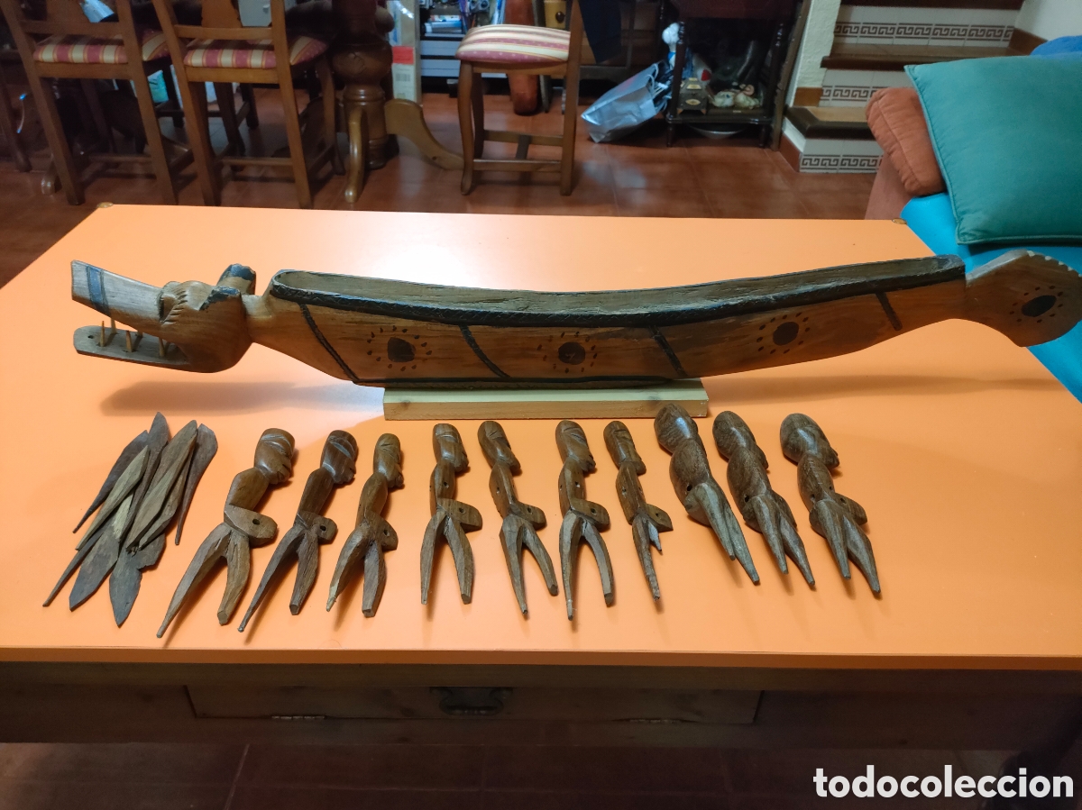 Arte: Antigua barca africana para restaurar