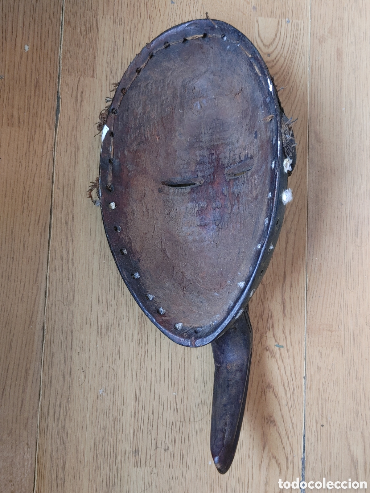 Arte: Mascara de madera africana. - Foto 3