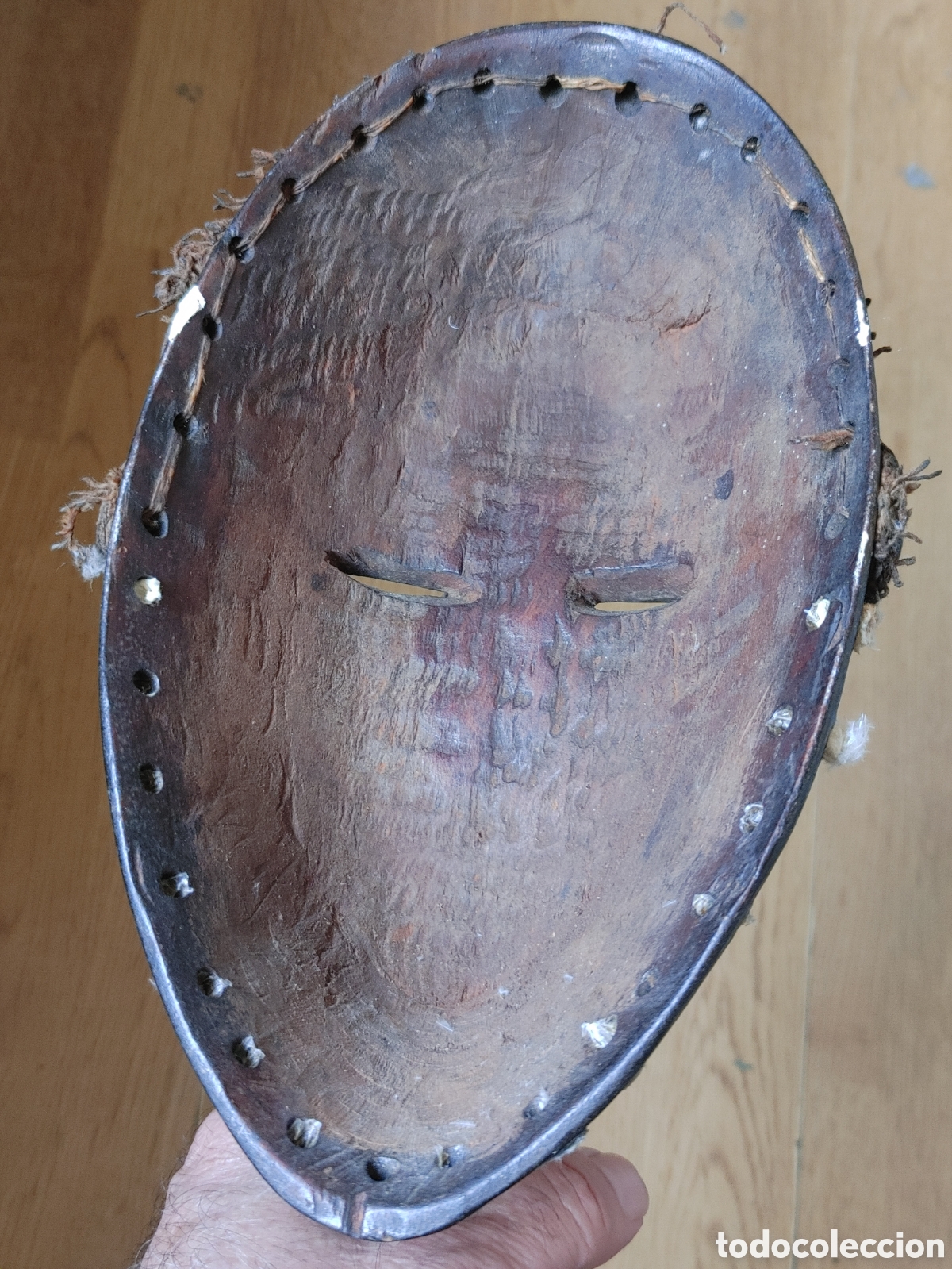 Arte: Mascara de madera africana. - Foto 4