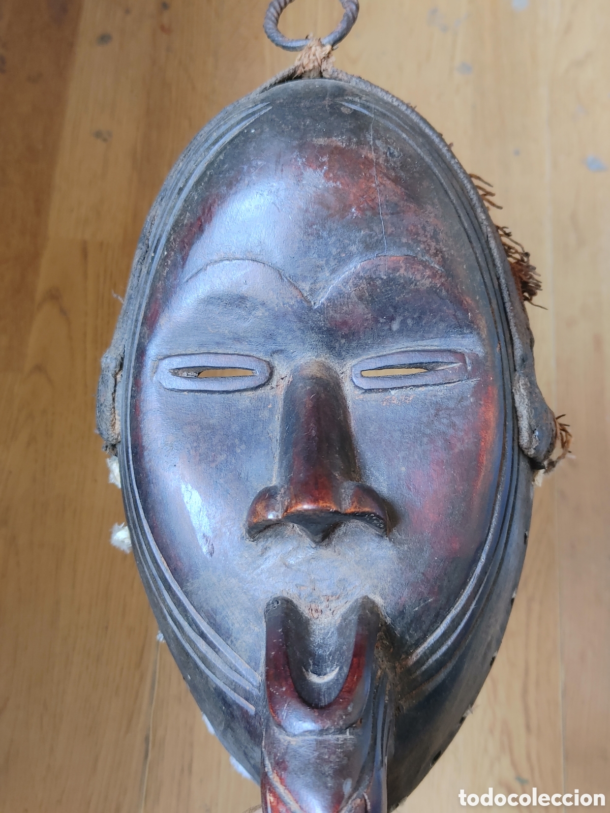 Arte: Mascara de madera africana. - Foto 5