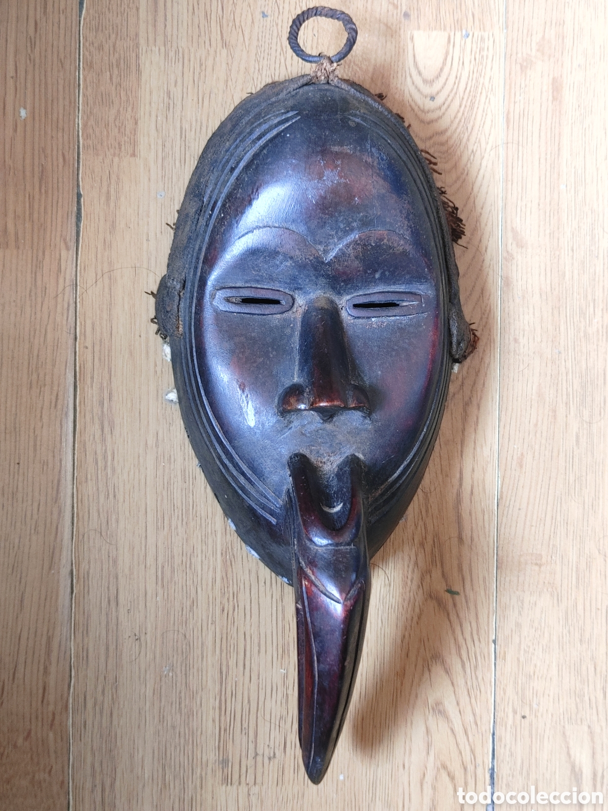 Arte: Mascara de madera africana. - Foto 6