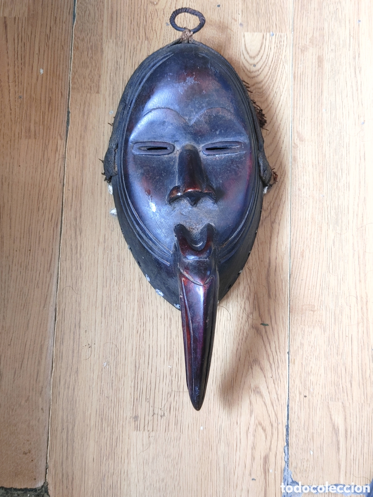 Arte: Mascara de madera africana. - Foto 1
