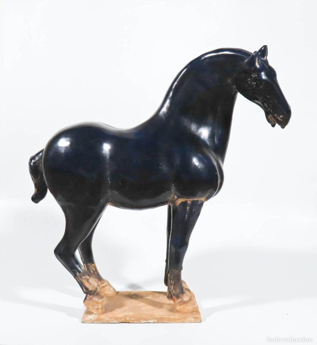 Arte: CABALLO DINAST&Iacute;A TANG TERRACOTTA 40 cm R&Eacute;PLICA S&oacute;lo recogida