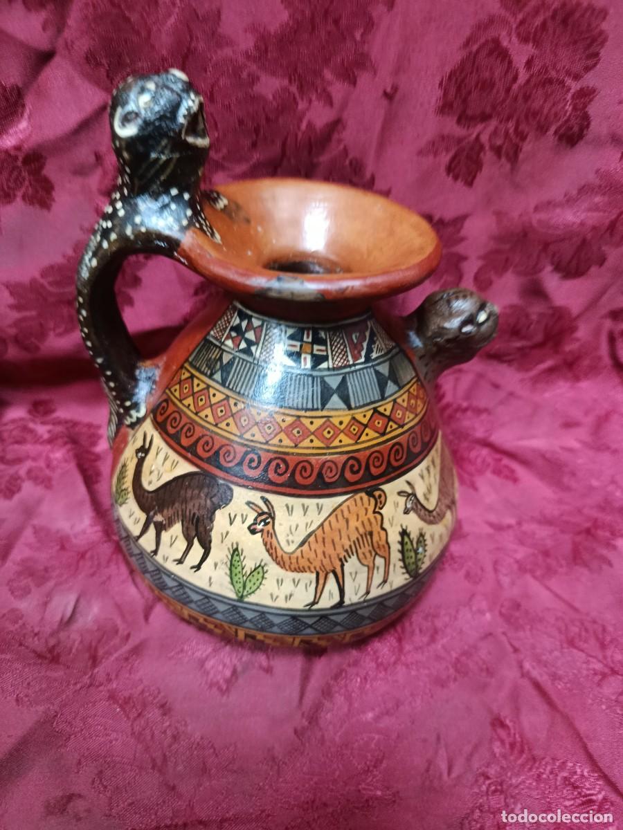 Arte: Recipiente ritual Inca, - Foto 3