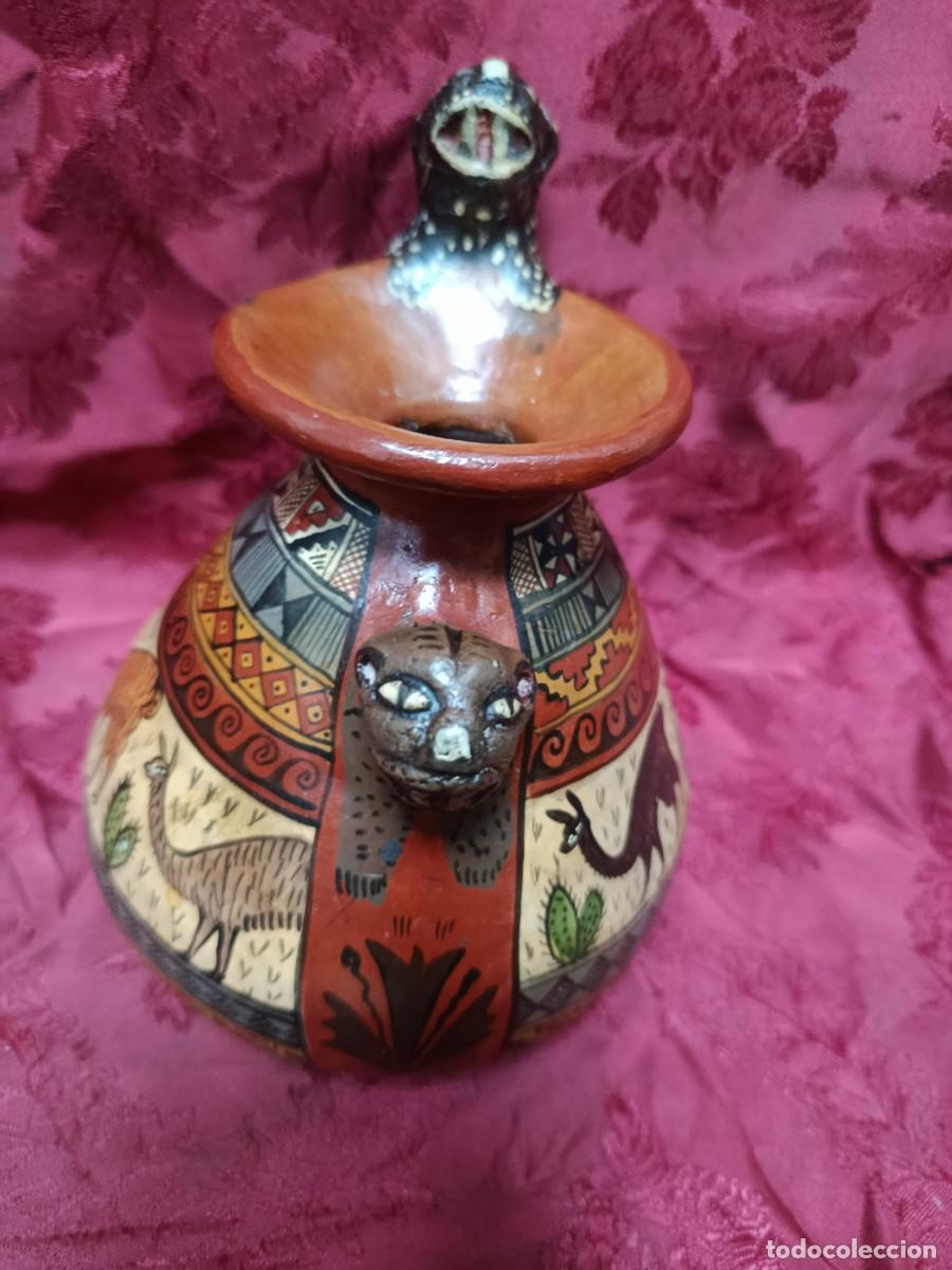Arte: Recipiente ritual Inca, - Foto 6