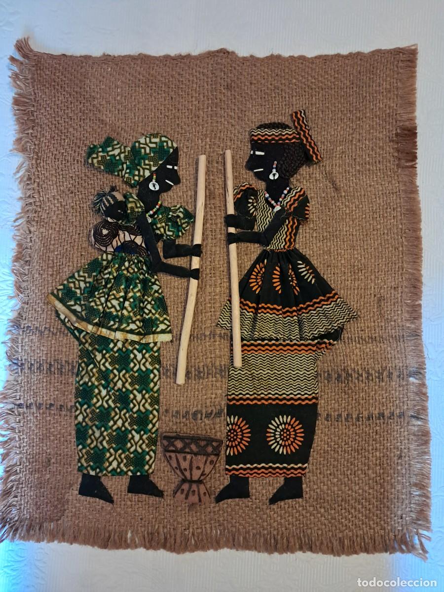 Arte: ARTESANIA DE SENEGAL Completamente hecho a mano a&ntilde;o 2002 51 X 42