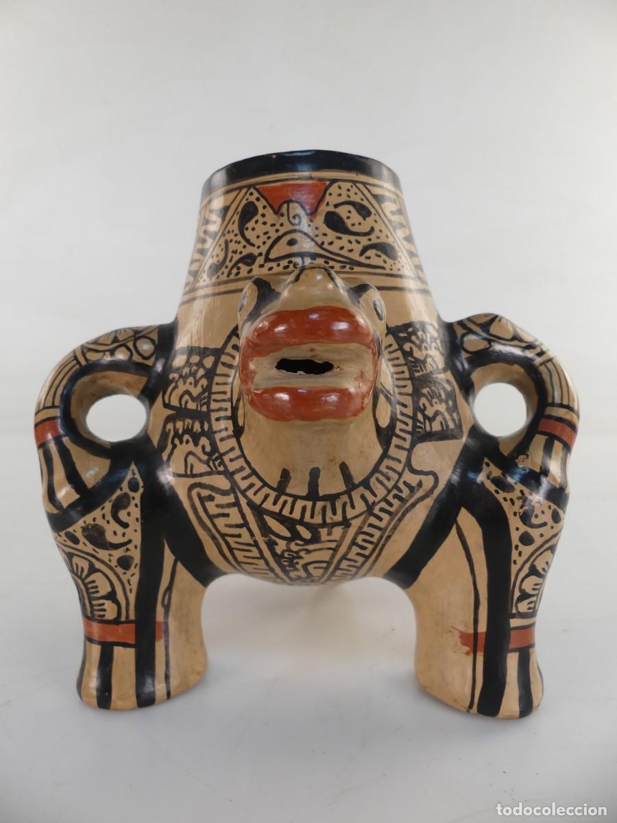 Arte: FIGURA DE BARRO ARTE ETNICO AMERICA