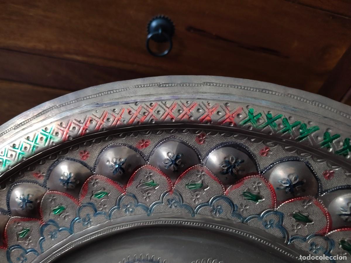 Arte: Plato &Aacute;rabe para el t&eacute;. 39,5 cm. - Foto 10